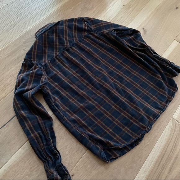 ROOTS Women’s Flannel Button Down 100% Cotton - Picture 6 of 8